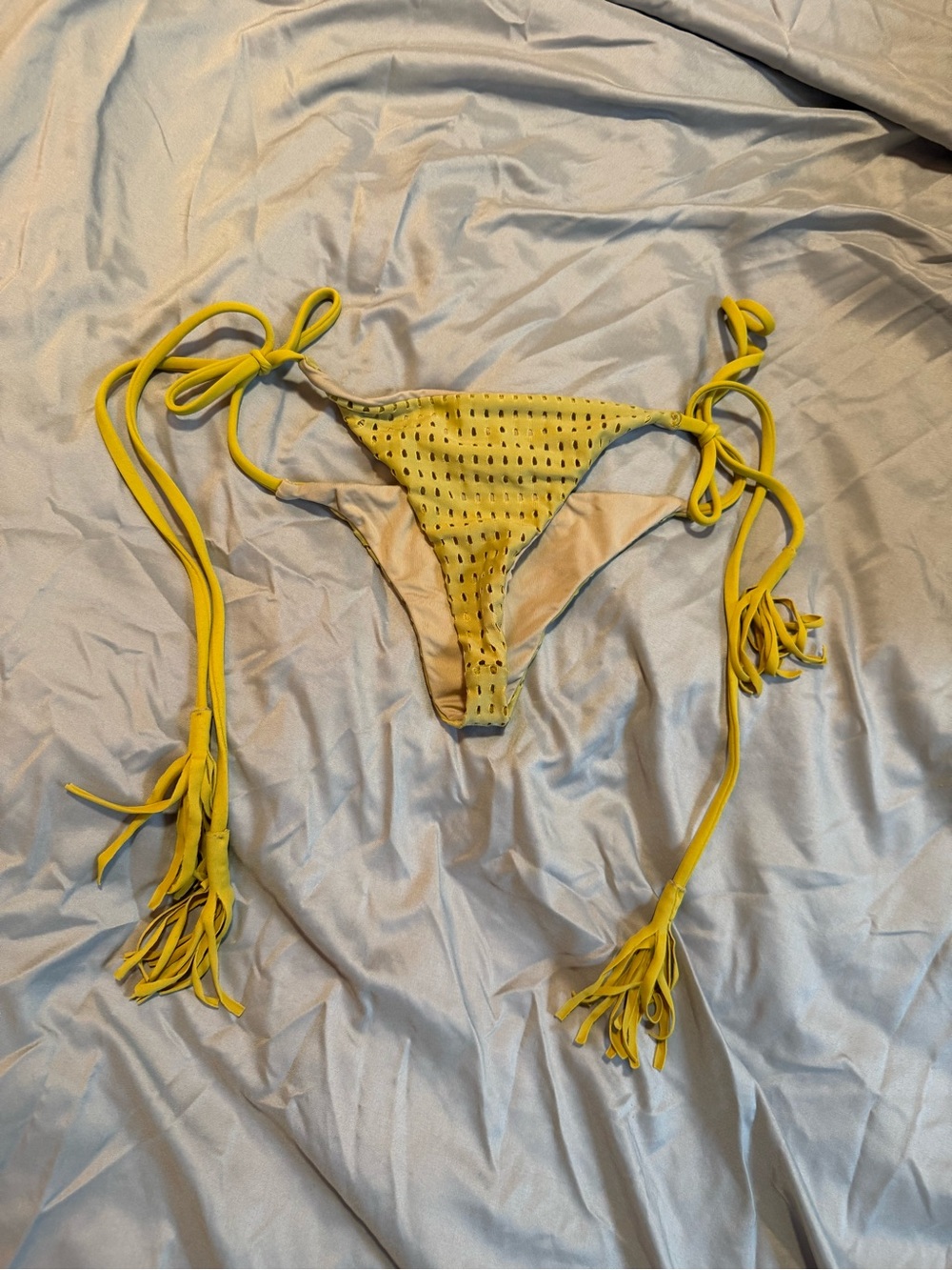 acacia swimwear Yellow Tie-Side Bikini Bottom